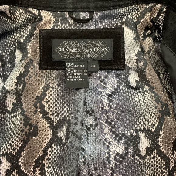 Black suede jacket - Picture 3 of 5